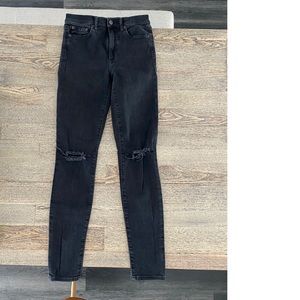 GAP: Black high waisted skinny jeans